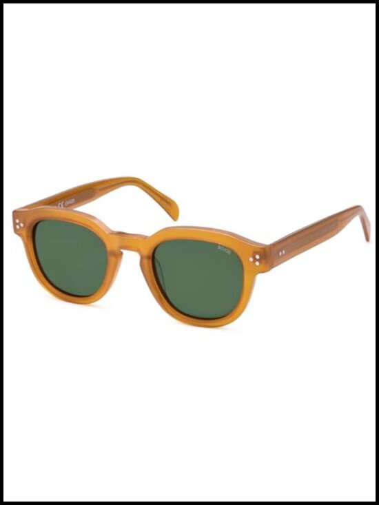 Retro Polarized Sunglasses with UV Protection Acetate Frame main image 4